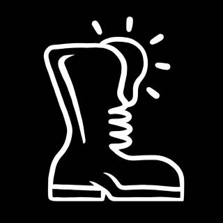 Boot logo for Stories of Symmetry host Ben 'LeBoot' LeBoutillier