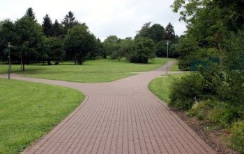 Fork in a red brick road