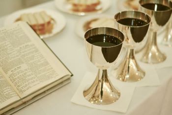 Bread, wine, and Bible