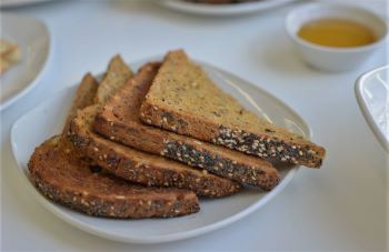 Toast with breakfast